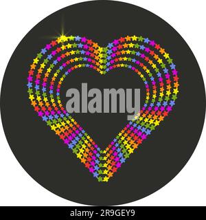 SVG, Vettoriale - Icona Dei Colori Dell'arcobaleno Glitter Cuore Per San  Valentino, Design Per Bambini, Inviti Di Nozze, Branding, Logo, Etichetta O  Simbolo LGBT. Illustrazione Vettoriale. Image 162798157