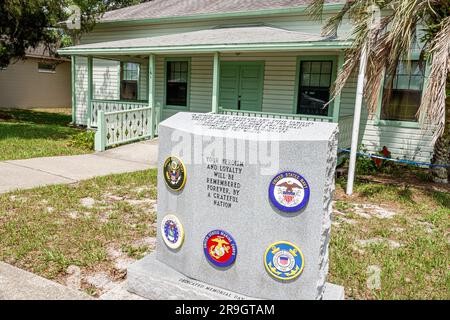 Geneva, Florida, ramificazioni militari, Army Navy, Air Force Marines Coast Guard Foto Stock