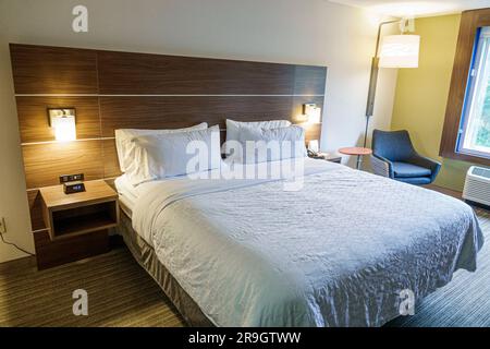Fleming Island Jacksonville Florida, Holiday Inn Express & Suites Fleming Island, IHG Hotel, camera con letto king size Foto Stock