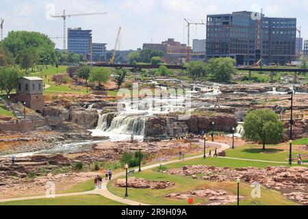 Sioux Falls Park, South Dakota Foto Stock