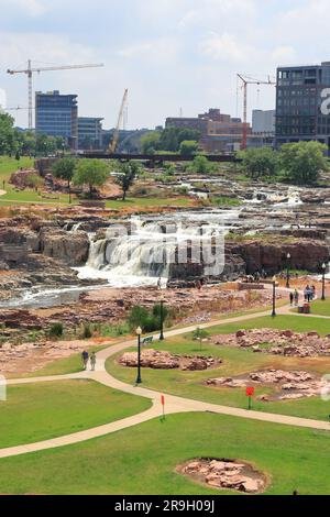 Sioux Falls Park, South Dakota Foto Stock