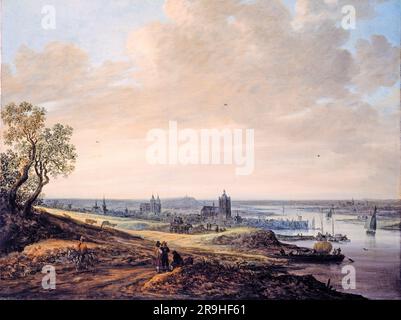 Jan van Goyen, Panorama Landscape with a View of Arnheim (Arnhem), dipinto ad olio su tela, 1646 Foto Stock