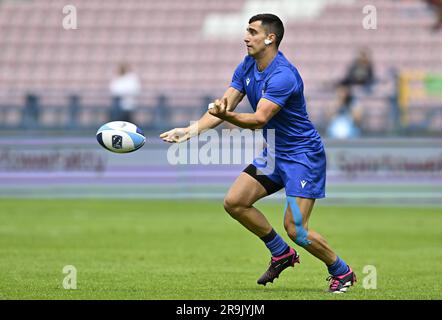 Cracovia, Polonia. 27 giugno 2023. Rugby 7S. 2023 Giochi europei. Henryk Reyman Stadium. Cracovia. Durante l'evento Rugby 7s ai Giochi europei del 2023, Cracovia, Polonia. Credito: Sport in Pictures/Alamy Live News Foto Stock