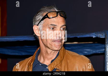 Parigi, Francia. 26 giugno 2023. Paul Belmondo partecipa alla premiere "Indiana Jones and the Dial of Destiny" a le Grand Rex il 26 giugno 2023 a Parigi, in Francia. Crediti: Victor Joly/Alamy Live News Foto Stock