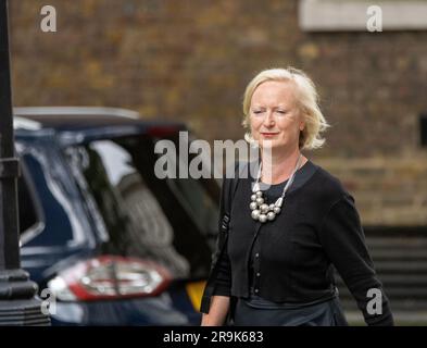 Londra, Regno Unito. 27 giugno 2023. Piano della forza lavoro NHS discusso al 10 di Downing Street, Londra Ruth May Chief Nursing Officer per Inghilterra Regno Unito credito: Ian Davidson/Alamy Live News Foto Stock