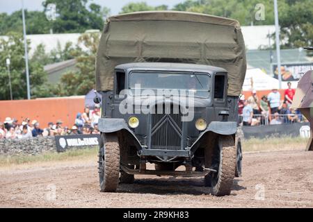 Citroen T45 Heavy Truck, esercito tedesco 1942, Tankfest 23, Bovington, Regno Unito. Foto Stock