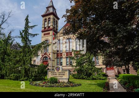 Tribunale della contea di Perth, Huron Street, Stratford, Ontario, Canada Foto Stock