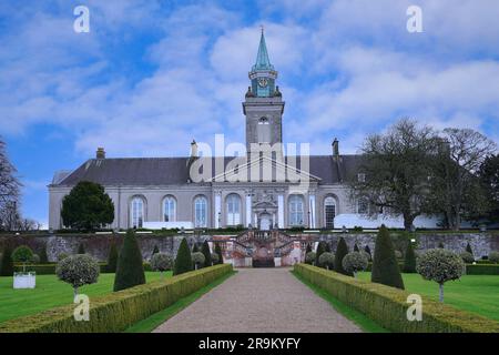 Royal Hospital Kilmainham, costruito nel XVII secolo per i soldati in pensione, ora ospita il Museo irlandese di Arte moderna Foto Stock