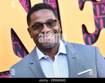 Hollywood, USA. 27 giugno 2023. James Lopez arriva alla prima di Netflix "They cloned Tyrone" tenutasi all'Hollywood American Legion Post 43 il 27 giugno 2023 a Hollywood, California. © Lisa OConnor/AFF-USA.com credito: AFF/Alamy Live News Foto Stock