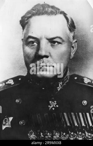 Voroshilov, Kliment Yefremovich, 4.2.1881 - 2.12.1969, generale e politico sovietico, ADDITIONAL-RIGHTS-CLEARANCE-INFO-NOT-AVAILABLE Foto Stock