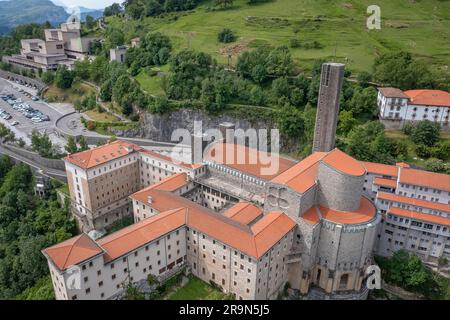 Santuario di nostra Signora di Arantzazu, Oñati, Gipuzkoa, Paesi Baschi, Spagna Foto Stock