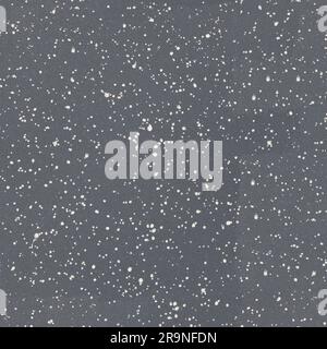 Texture o carta da parati senza cuciture, rivestimento antiaderente in granito. Piccole macchie bianche e nere su sfondo grigio. Alta risoluzione. Profondità di campo completa. Foto Stock