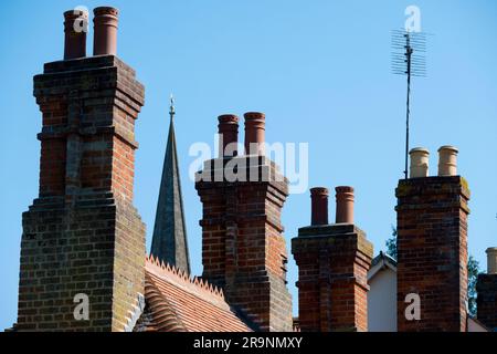 Saint Helen's Wharf è un luogo di bellezza famoso sul Tamigi, appena a monte del ponte medievale di Abingdon-on-Thames. Il pontile era per centurie Foto Stock