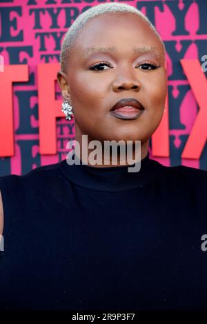 Hollywood, California. 27 giugno 2023. Hamzaa alla premiere di Netflix 'They cloned Tyrone' all'Hollywood Post 43 - American Legion a Hollywood, California, il 27 giugno 2023. Crediti: Faye Sadou/Media Punch/Alamy Live News Foto Stock