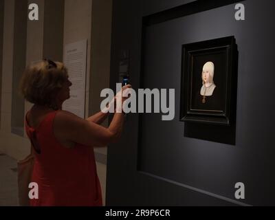 Visita la nuova Galleria delle collezioni reali il 28 giugno 2023 a Madrid, Spagna. Foto Stock