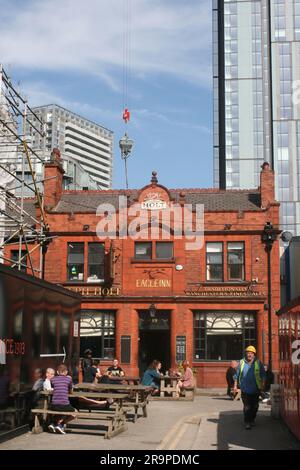 Eagle Inn Public House, Salford, Manchester, Greater Manchester, Inghilterra, Regno Unito, Regno Unito. Foto Stock