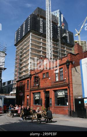 Eagle Inn, Public House, Salford, Manchester City Centre, Greater Manchester, Inghilterra, Regno Unito, Regno Unito. Foto Stock