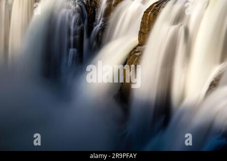 Shoshone Falls, una cascata sul fiume Snake vicino alla città di Twin Falls, Idaho, Stati Uniti Foto Stock