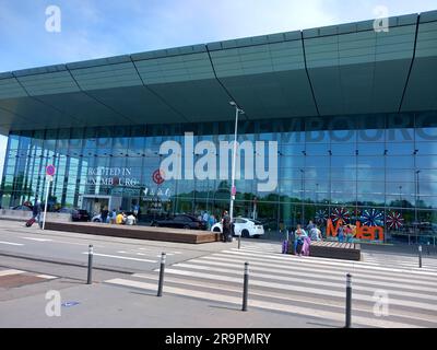 Aeroporto di Lussemburgo Findel Foto Stock