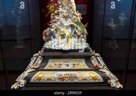 Museo della porcellana presso la Fondazione della porcellana Meissen, Germania Foto Stock