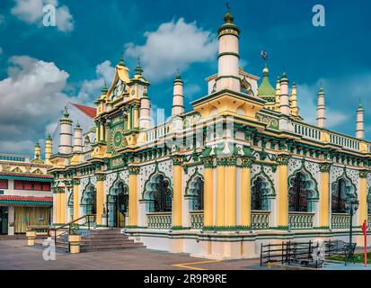 Masjid Abdul Gaffoor (Moschea Abdul Gaffoor) nel quartiere "Little India" a Singapore Foto Stock