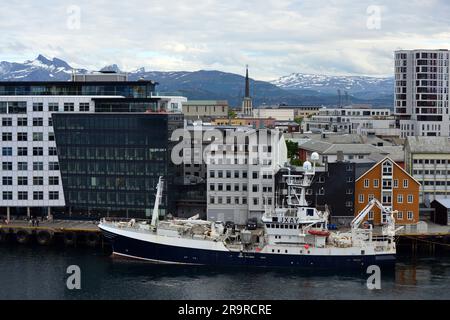 Lungomare a Bodo, Nordland, Norvegia Foto Stock
