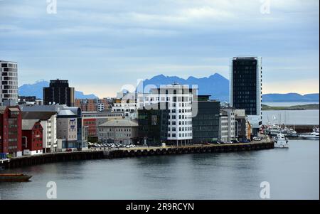 Lungomare a Bodo, Nordland, Norvegia Foto Stock