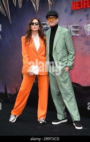 Londra, Regno Unito. Giugno 28 2023. Julia Varvara e Adam Morse partecipano alla premiere britannica della stagione 3 di THE WITCHER presso l'Now Building, Centre Point, St Giles Square, Londra, Regno Unito. Credito: Vedere li/Picture Capital/Alamy Live News Foto Stock