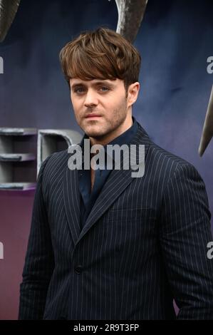 Londra, Regno Unito. Giugno 28 2023. Joey Batey partecipa alla premiere britannica della stagione 3 di THE WITCHER presso l'Now Building, Centre Point, St Giles Square, Londra, Regno Unito. Credito: Vedere li/Picture Capital/Alamy Live News Foto Stock