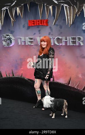 Londra, Regno Unito. Giugno 28 2023. UK Premiere of THE WITCHER stagione 3 presso l'Now Building, Centre Point, St Giles Square, Londra, Regno Unito. Credito: Vedere li/Picture Capital/Alamy Live News Foto Stock