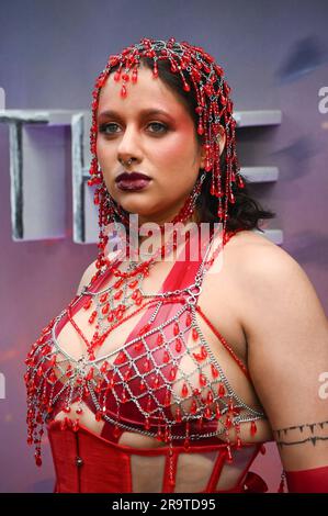 Londra, Regno Unito. Giugno 28 2023. UK Premiere of THE WITCHER stagione 3 presso l'Now Building, Centre Point, St Giles Square, Londra, Regno Unito. Credito: Vedere li/Picture Capital/Alamy Live News Foto Stock