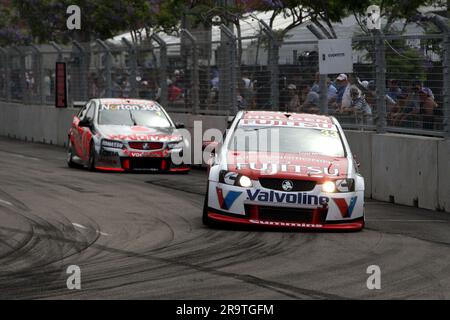 La V8 Supercar Championship Race al Sydney Telstra 500 si è tenuta al Sydney Olympic Park tra il 3-5 dicembre Sydney, Australia - 05.12.10 Foto Stock