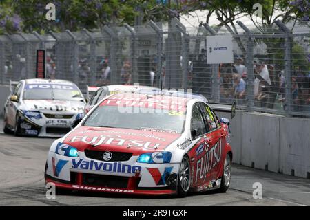 La V8 Supercar Championship Race al Sydney Telstra 500 si è tenuta al Sydney Olympic Park tra il 3-5 dicembre Sydney, Australia - 05.12.10 Foto Stock