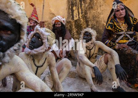 Festival tradizionale del Bundi in India Foto Stock