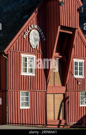 Il Polar Museum, Polarmuseet, nella città di Tromso, Norvegia Foto Stock