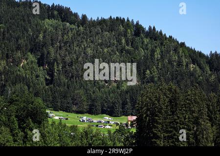 Spielberg, Austria. 29 giugno 2023. Atmosfera del circuito. Campionato del mondo di Formula 1, Rd 10, Gran Premio d'Austria, giovedì 29 giugno 2023. Spielberg, Austria. Crediti: James Moy/Alamy Live News Foto Stock