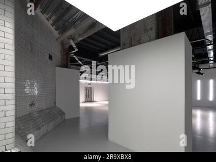 Studio bianco. Victoria House Basement, Londra, Regno Unito. Architetto: na , 2021. Foto Stock