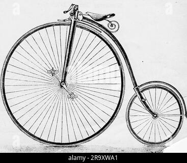 Trasporto/trasporto, biciclette, bicicletta razionale, incisione su legno dopo il disegno di R. Loeszk, ULTERIORI-DIRITTI-CLEARANCE-INFO-NON-DISPONIBILE Foto Stock