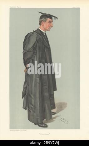 CARTONE ANIMATO DI VANITY FAIR, Rev Hubert Burge "il capo maestro di Winchester" 1903 Foto Stock