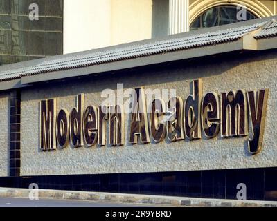 Cairo, Egitto, giugno 26 2023: The Modern Academy for computer Science and Management Technology in Maadi, computer Science, Information Technology, mana Foto Stock