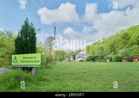 YHA Hostel nel Borrowdale a Longthwaite, Lake District, Cumbria, Inghilterra Foto Stock