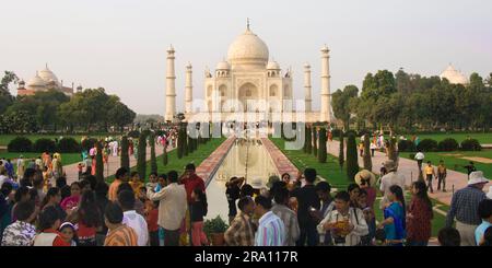 Taj Mahal, Taj, Agra, Uttar Pradesh, India Foto Stock