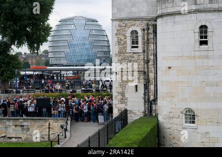 Municipio, architetto Norman Forster, Londra, Inghilterra, Gran Bretagna Foto Stock