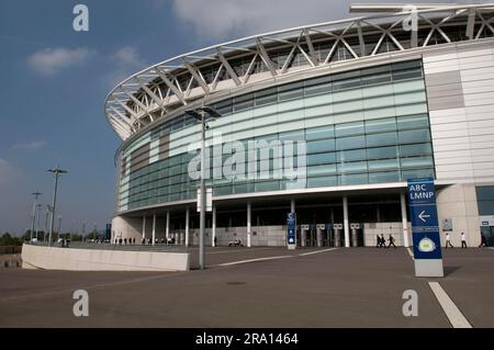 Wembley Stadium, Wembley, Brent, Londra, Inghilterra, Regno Unito Foto Stock