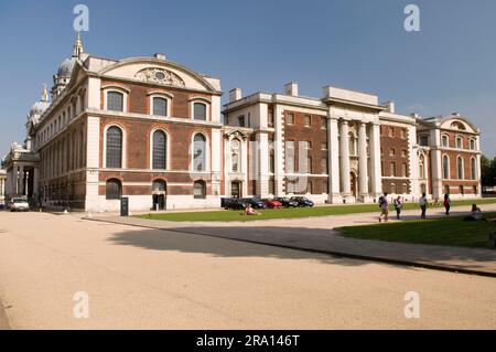 Trinity College of Music, ex Royal Naval College, Greenwich, Londra, Inghilterra, Regno Unito Foto Stock