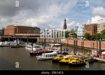 Harbour, Elba, Amburgo, Germania Foto Stock