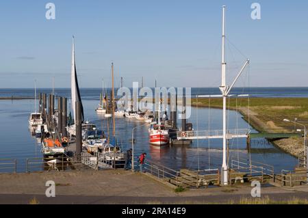 Porto, Altenbruch, Cuxhaven, Bassa Sassonia, Germania Foto Stock