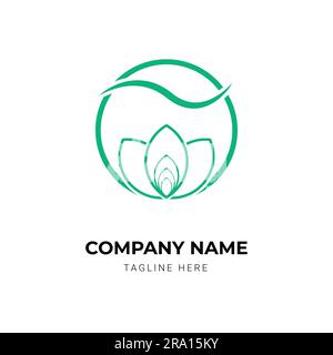 modello di design del logo vector cosmetics Illustrazione Vettoriale