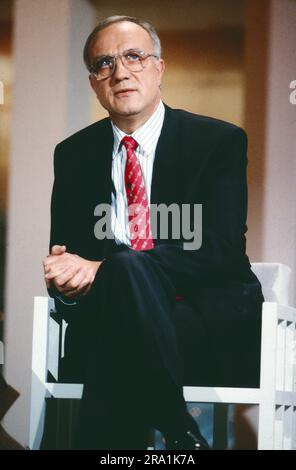 Fritz Pleitgen, deutscher giornalista, von 1995 bis März 2007 Intendant des Westdeutschen Rundfunks, Ritratto circa von 1992. Foto Stock