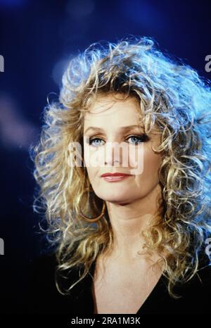 Bonnie Tyler, britische Rock- und Popsängerin, Deutschland um 1988. Foto Stock